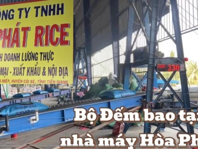 Bộ Đếm bao tại Nhà máy Lương Thực Xuất Khẩu & Nội Địa Hòa Phát - Tiền Giang cũ