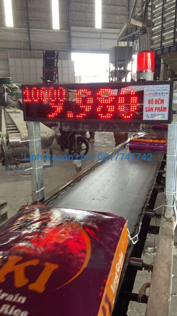 Bộ đếm số lượng bao gạo tại Nhà Máy Đức Tài 2 - Cái Bè - Tiền Giang