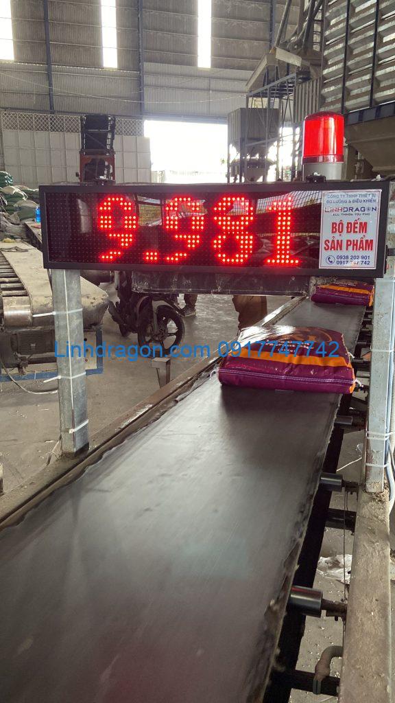 Bộ đếm số lượng bao gạo tại Nhà Máy Đức Tài 2 - Cái Bè - Tiền Giang